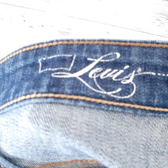 Levis Womens Jeans Size 28 Straight Leg Slight Curve 713A - Picture 3 of 4